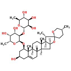 麦冬皂苷B结构式