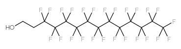 1,1,2,2-Tetrahydroperfluoro-1-tetradecanol Structure