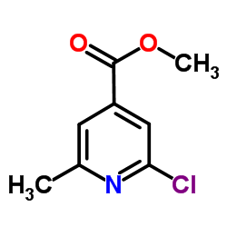 2-氯-6-甲基-异烟酸甲酯结构式
