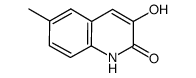 3-hydroxy-6-methylquinolin-2(1H)-one结构式