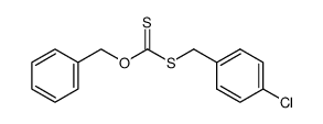 dithiocarbonic acid O-benzyl ester-S-(4-chloro-benzyl ester)结构式