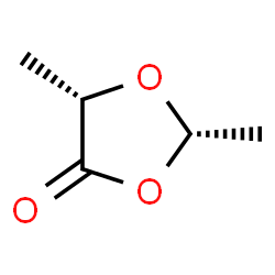 cis-2,5-dimethyl-1,3-dioxolan-4-one Structure