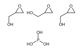 oxiran-2-ylmethanol,phosphorous acid Structure