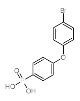 [4-(4-bromophenoxy)phenyl]phosphonic acid结构式