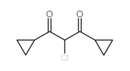 2-Chloro-1,3-dicyclopropylpropane-1,3-dione结构式