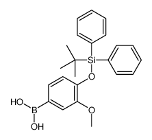 [4-[tert-butyl(diphenyl)silyl]oxy-3-methoxyphenyl]boronic acid Structure