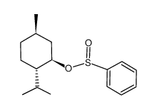 (-)-menthyl (S)-benzenesulfinate Structure