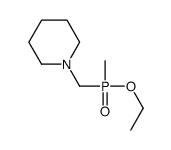 1-[[ethoxy(methyl)phosphoryl]methyl]piperidine结构式