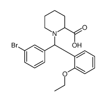 1-[(3-bromophenyl)-(2-ethoxyphenyl)methyl]piperidine-2-carboxylic acid结构式