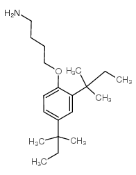 4-(2,4-二特戊基苯氧基)丁胺结构式