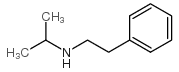 N-(2-苯乙基)丙-2-胺 1盐酸盐结构式