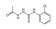 1-acetyl-4-(2-chlorophenyl)thiosemicarbazide Structure