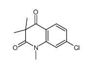7-chloro-1,3,3-trimethylquinoline-2,4-dione结构式