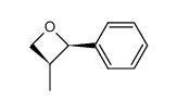 cis-2-phenyl-3-methyloxetane结构式