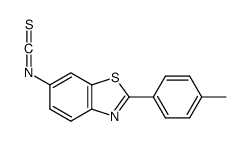 6-isothiocyanato-2-(4-methylphenyl)-1,3-benzothiazole结构式