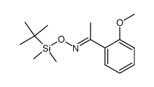 O-(tert-butyldimethylsilyl)-2-methoxyacetophenone oxime结构式