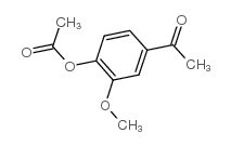 1-(4-乙酰氧基-3-甲氧苯基)乙酮结构式
