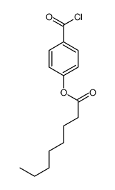 (4-carbonochloridoylphenyl) octanoate Structure