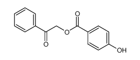 4-Hydroxybenzoic acid phenacyl ester结构式