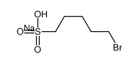 5-Bromo-1-pentanesulfonic Acid Sodium Salt Structure