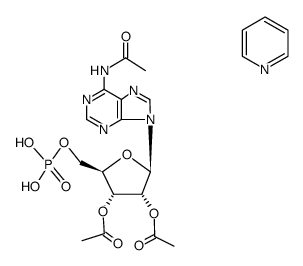 N6,O2',O3'-Triacetyladenosin-5-phosphat-pyridinium结构式