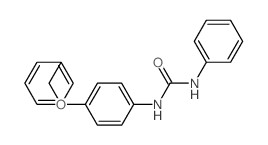 Urea,N-phenyl-N'-[4-(phenylmethoxy)phenyl]- Structure