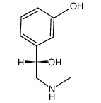 (+)-Phenylephrine Structure