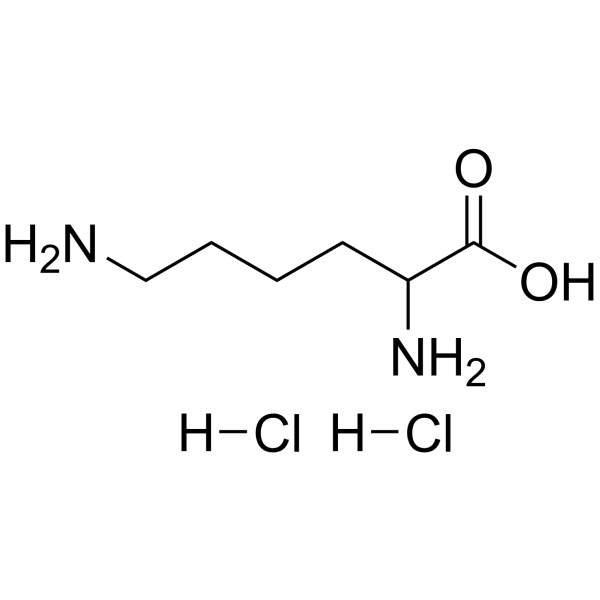 DL-Lysine Dihydrochloride structure