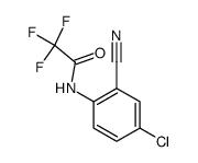 N-(4-chloro-2-cyanophenyl)-2,2,2-trifluoroacetamide Structure