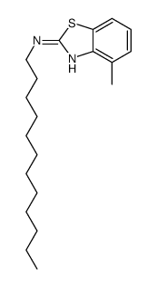 N-dodecyl-4-methyl-1,3-benzothiazol-2-amine Structure