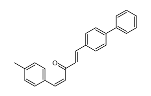 1-(4-methylphenyl)-5-(4-phenylphenyl)penta-1,4-dien-3-one Structure