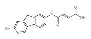 Maleamic acid, N-(7-bromofluoren-2-yl)- (6CI,8CI)结构式