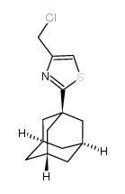 2-(1-adamantyl)-4-(chloromethyl)-1,3-thiazole结构式