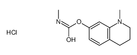 (1-methyl-1,2,3,4-tetrahydroquinolin-1-ium-7-yl) N-methylcarbamate,chloride Structure