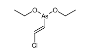 O,O-diethyl 2-chlorovinylarsonite Structure