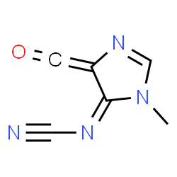 Cyanamide, [5-carbonyl-3,5-dihydro-3-methyl-4H-imidazol-4-ylidene]-, [N(E)]- Structure