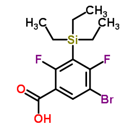 5-Bromo-2,4-difluorobenzoic acid结构式