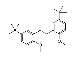 4-tert-butyl-2-[2-(5-tert-butyl-2-methoxyphenyl)ethyl]-1-methoxybenzene Structure