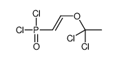 1,1-dichloro-1-(2-dichlorophosphorylethenoxy)ethane结构式