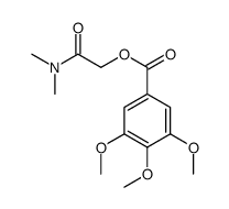 [2-(dimethylamino)-2-oxoethyl] 3,4,5-trimethoxybenzoate Structure