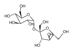 α-D-Glucopyranosyl-β-D-fructofuranosid (Saccharose)结构式