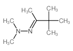 2-Butanone,3,3-dimethyl-, 2,2-dimethylhydrazone Structure