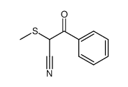 2-methylsulfanyl-3-oxo-3-phenyl-propionitrile Structure