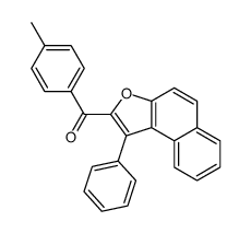 (4-methylphenyl)-(1-phenylbenzo[e][1]benzofuran-2-yl)methanone结构式