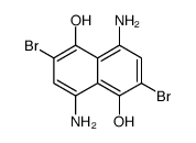 4,8-diamino-2,6-dibromonaphthalene-1,5-diol Structure