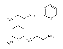 ethane-1,2-diamine,nickel(2+),piperidin-1-ide,2H-pyridin-1-ide Structure
