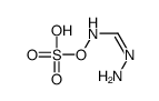 (methanehydrazonoylamino) hydrogen sulfate Structure