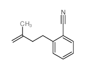 2-(3-甲基-3-丁烯-1-基)苯甲腈结构式