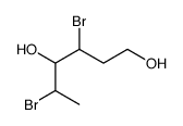 3,5-dibromohexane-1,4-diol Structure