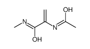 2-acetamido-N-methylprop-2-enamide结构式